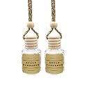 Apple Cinnamon Car Air Freshener Hanging, Long Lasting Essential Oil Diffuser for Car, 2 Pack Fragrance, Reusable Glass Bottle Car Freshener, Made in USA Simplee &amp; Co