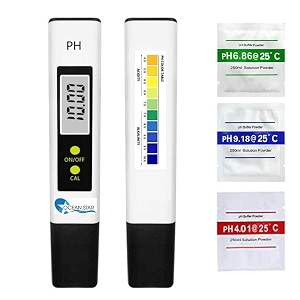 ocean star technologies lcd display ph meter for water testing digital lcd pocket pen type purity tester for filter pool aquarium measuring instrument with buffer solution pack of 1