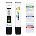 OCEAN STAR TECHNOLOGIES Lcd Display Ph Meter For Water Testing Digital Lcd Pocket Pen Type Purity Tester For Filter Pool Aquarium Measuring Instrument With Buffer Solution Pack Of 1