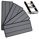 OCEANBROAD EVA Foam RV Step Cover 16''L x 6.5''W 4 Pack, Dark Gray