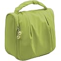 Oceanevo Toiletry Bag for Women, Cosmetic Makeup Bag, Travel Organizer Pouch with Hanging Hook for Toiletries,Cosmetics, Makeup Accessories etc - 21 x 20 x 8 Cm - Green