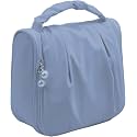 Oceanevo Toiletry Bag for Women, Cosmetic Makeup Bag, Travel Organizer Pouch with Hanging Hook for Toiletries,Cosmetics, Makeup Accessories etc - 21 x 20 x 8 Cm - Sky Blue