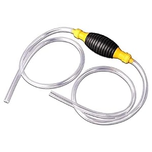 oceanic marketing high flow siphon hand pump portable manual car fuel transfer pump for gas gasoline petrol diesel oil liquid water fish tank with 2m syphon hosepack of 1