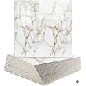 OCEANSKY 3D Wallpaper PE Foam self Adhesive Brick Design Wall Stickers/DIY Wallpaper for Home Hotel Living Room Bedroom Cafe Deco (8, White and Brown)