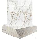 OCEANSKY 3D Wallpaper PE Foam self Adhesive Brick Design Wall Stickers/DIY Wallpaper for Home Hotel Living Room Bedroom Cafe Deco (25, White and Brown)