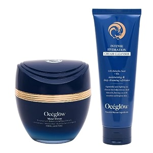 oceglow anti ageing water cream for women with algae extract amp tea tree  hydrating face cream for women amp men  reduces 5 signs of aging wrinkles amp fine lines - 50ml