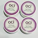 OCI Nail Polish Remover Wipes Round (4 Packs of 30 Pads each, Total 120 pads) with Slow Evaporation and No White Nails