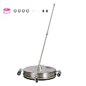 OCPTY 18" Pressure Washer Surface Cleaner with 4 Wheels 1/4 Quick Connector