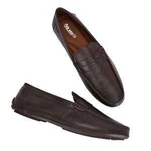 Octa marc Mens Genuine Leather Loafer Shoes