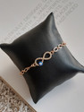 OCTAGON HUB Brass, Metal, Alloy Cubic Zirconia Gold-plated Charm Bracelet