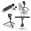 Octopus Flexible Tripod Camera + Action Cam Mount Stand w/Quick Release Plate for GoPro Hero Fusion Akaso Brave 5 4 Apeman EKEN H9R Fitfort Crosstour Campark Davola Dragon Touch Jeemak YI 4K Cam