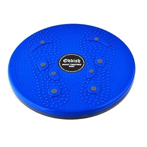 oddish way to fitness double spring tummy trimmer with twister disc home gym fitness combo blue and black