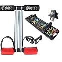 ODDISH Way to Fitness Tummy Trimmer Double Spring with Push-Up Board Combo Pack for Men &amp; Women – Ab Exercise Equipment for Home &amp; Gym Use