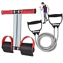 ODDISH; way to fitness Double Spring Tummy Trimmer with Resistance Tube Combo Pack | Heavy-Duty Home Gym Equipment for Men &amp; Women | Ab Exerciser, Waist Reducer, Body Toner Fat Booster
