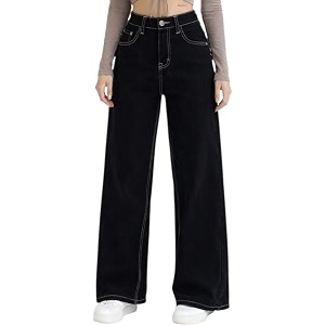ODDMONEKY Baggy Jeans for Women Korean