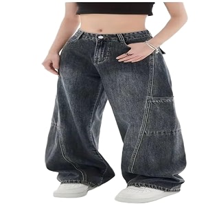 ODDMONEKY Baggy Jeans for Women Korean