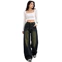 ODDMONEKY Baggy Jeans for Women Korean
