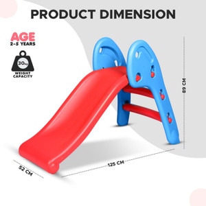 odelee tower slide garden sliding for baby 1to7 yrs-best birthday gift blue red