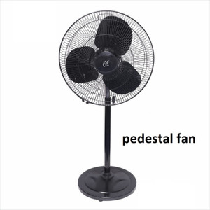 odin anti rust coating abs blade 500mm 20inch swing fan allumi03 silent operation 500 mm pedestal fan black  pack of 1