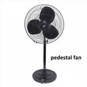 ODIN Anti Rust Coating ABS Blade 500MM 20inch SWING FAN ALLUMI.03 Silent Operation 500 mm Pedestal Fan (BLACK | Pack of 1)