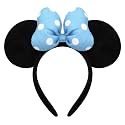 ODOCARE Handmade Mouse Ears Headband for Women and Ladies, Polka Dot Bow Mini Ears Costume Accessories