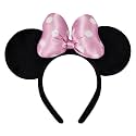 ODOCARE Handmade Mouse Ears Headband for Women and Ladies, Polka Dot Bow Mini Ears Costume Accessories