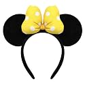 ODOCARE Handmade Mouse Ears Headband for Women and Ladies, Polka Dot Bow Mini Ears Costume Accessories