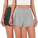 ODODOS 2-Pack Ultra-Soft Modal Lounge Shorts for Women – Lightweight &amp; Breathable Sleepwear, 3" Inseam