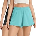 ODODOS 2-Pack Ultra-Soft Modal Lounge Shorts for Women – Lightweight &amp; Breathable Sleepwear, 3" Inseam