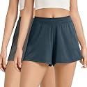 ODODOS 2-Pack Ultra-Soft Modal Lounge Shorts for Women – Lightweight & Breathable Sleepwear, 3" Inseam