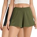 ODODOS 2-Pack Ultra-Soft Modal Lounge Shorts for Women – Lightweight &amp; Breathable Sleepwear, 3" Inseam