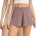 ODODOS 2-Pack Ultra-Soft Modal Lounge Shorts for Women – Lightweight &amp; Breathable Sleepwear, 3" Inseam