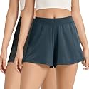 ODODOS 2-Pack Ultra-Soft Modal Lounge Shorts for Women – Lightweight &amp; Breathable Sleepwear, 3" Inseam