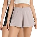 ODODOS 2-Pack Ultra-Soft Modal Lounge Shorts for Women – Lightweight &amp; Breathable Sleepwear, 3" Inseam