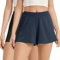 ODODOS 2-Pack Ultra-Soft Modal Lounge Shorts for Women – Lightweight &amp; Breathable Sleepwear, 3" Inseam