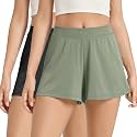 ODODOS 2-Pack Ultra-Soft Modal Lounge Shorts for Women – Lightweight &amp; Breathable Sleepwear, 3" Inseam