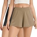 ODODOS 2-Pack Ultra-Soft Modal Lounge Shorts for Women – Lightweight &amp; Breathable Sleepwear, 3" Inseam