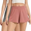 ODODOS 2-Pack Ultra-Soft Modal Lounge Shorts for Women – Lightweight &amp; Breathable Sleepwear, 3" Inseam