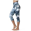 ODODOS Women's High Waisted Yoga Capris with Pockets, Tummy Control Non See Through Workout Athletic Running Capri Leggings