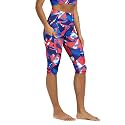 ODODOS Women's High Waisted Yoga Capris with Pockets, Tummy Control Non See Through Workout Athletic Running Capri Leggings