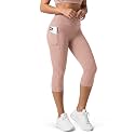 ODODOS Women's High Waisted Yoga Capris with Pockets, Tummy Control Non See Through Workout Athletic Running Capri Leggings