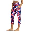 ODODOS Women's High Waisted Yoga Capris with Pockets, Tummy Control Non See Through Workout Athletic Running Capri Leggings