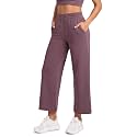 ODODOS Women's Modal Soft Wide Leg Pants with Pockets Adjustable Shockcord High Waist Casual Lounge Pants-27/29/31" Inseam