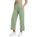 ODODOS Women's Modal Soft Wide Leg Pants with Pockets Adjustable Shockcord High Waist Casual Lounge Pants-27/29/31" Inseam