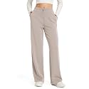 ODODOS Women's Modal Soft Wide Leg Pants with Pockets Adjustable Shockcord High Waist Casual Lounge Pants-27/29/31" Inseam