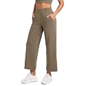 ODODOS Women's Modal Soft Wide Leg Pants with Pockets Adjustable Shockcord High Waist Casual Lounge Pants-27/29/31" Inseam