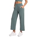 ODODOS Women's Modal Soft Wide Leg Pants with Pockets Adjustable Shockcord High Waist Casual Lounge Pants-27/29/31" Inseam