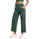 ODODOS Women's Modal Soft Wide Leg Pants with Pockets Adjustable Shockcord High Waist Casual Lounge Pants-27/29/31" Inseam