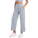 ODODOS Women's Modal Soft Wide Leg Pants with Pockets Adjustable Shockcord High Waist Casual Lounge Pants-27/29/31" Inseam