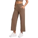 ODODOS Women's Modal Soft Wide Leg Pants with Pockets Adjustable Shockcord High Waist Casual Lounge Pants-27/29/31" Inseam